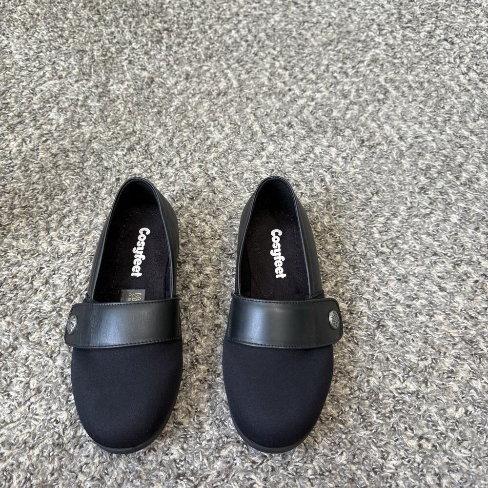 Cosyfeet Womens Shoe Carmen Extra Roomy Black UK 4.5 US 6.5 Comfort New